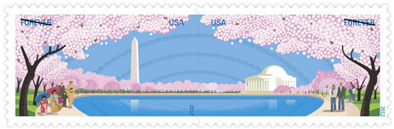 Cherry Blossom Centennial Forever Stamps